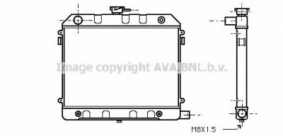 AVA QUALITY COOLING ol2131 -  Радиатор, охлаждение двигателя